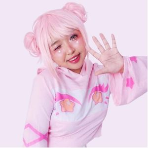 Mori Galaxy STARRY EYES HOODED CROP